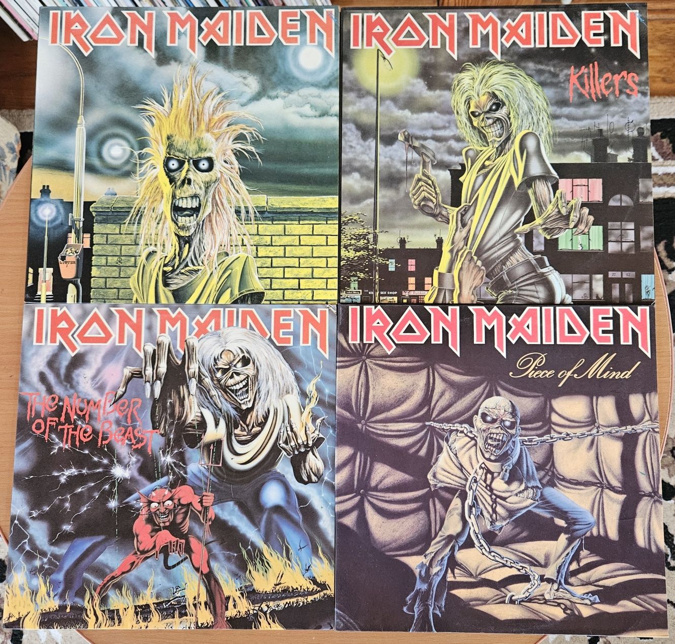 LP Iron Maiden набір з 9 класичних студійних альбомів 1980-1992рр.