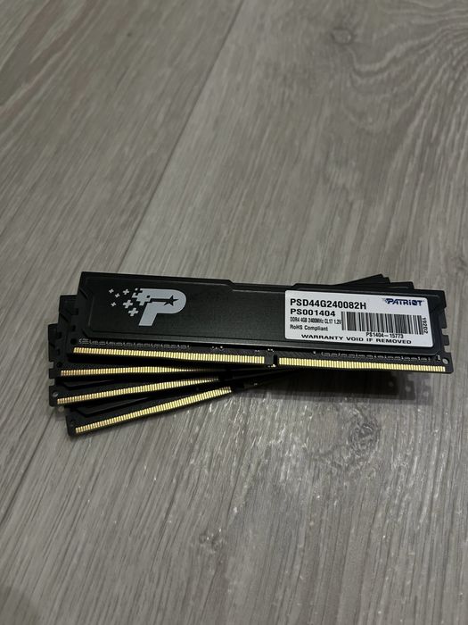 оперативна памʼять Patriot DDR4 16 gb (4x4 gb) 2400 mhz CL17