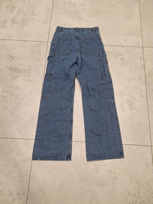 Spodnie Jeans z szerokimi nogawkami H&M