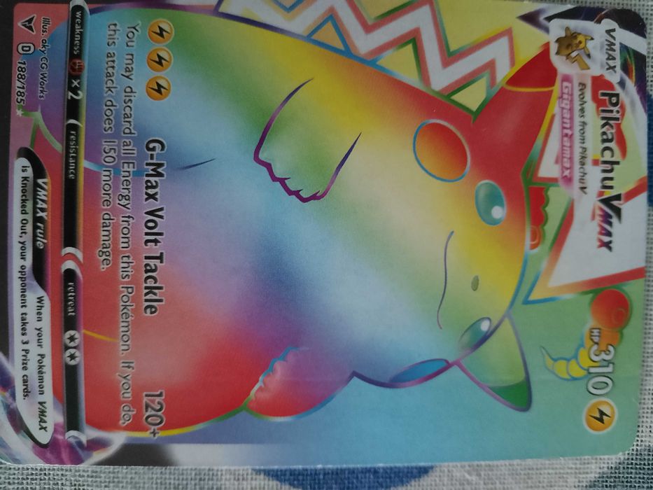karta Pokemon Pikachu VMax