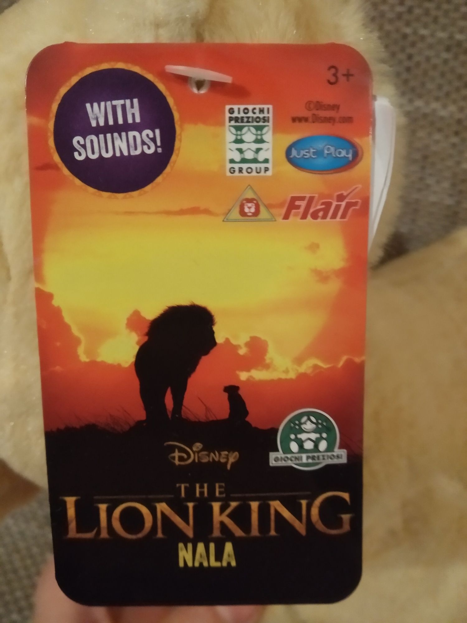 Maskotka interaktywna Nala król lew Lion King pluszak dźwiękowa