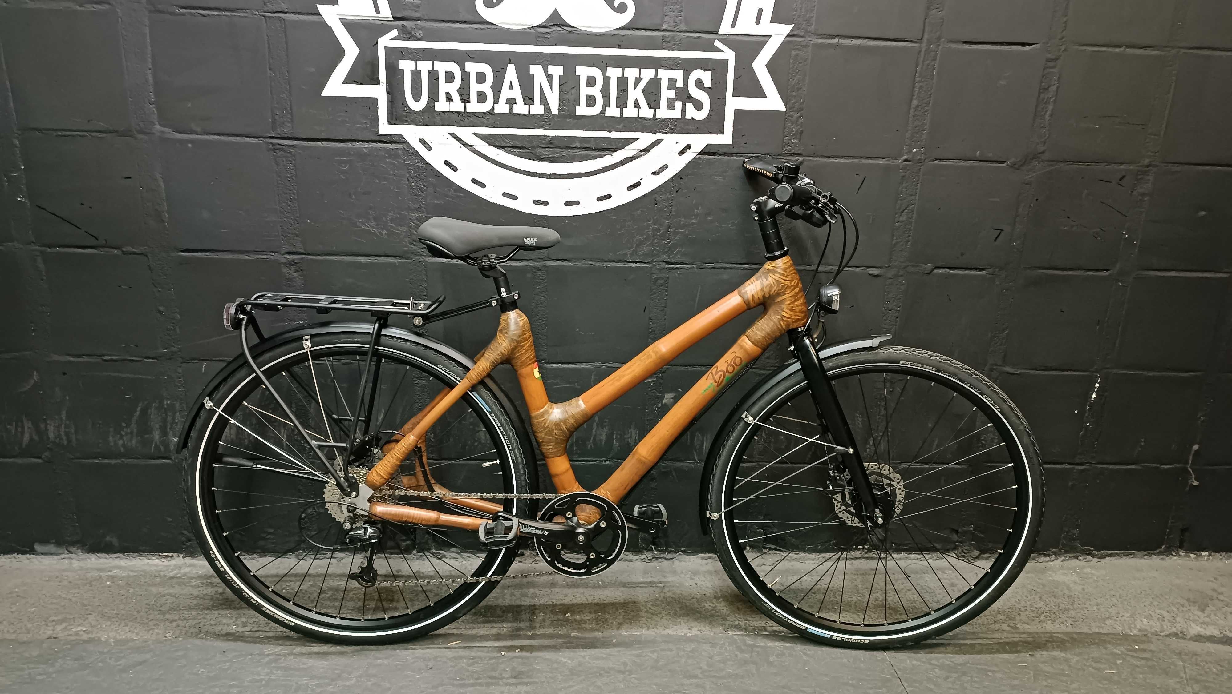 MY BOO  rower drewniany bambusowy  trekking 52cm Deore URBAN BIKES