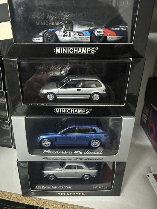 Porsche e outras marcas Minichamps 1:43 apartir dos 30