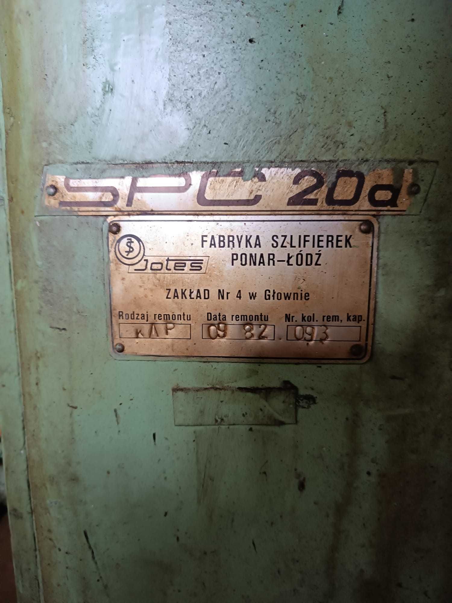 Szlifierka do płaszczyzn (magnesówka) JOTES SPC 20a