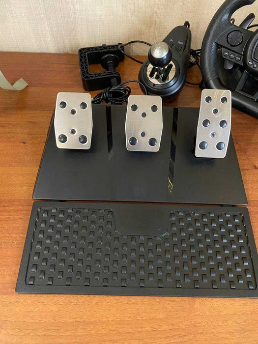 Ігрове кермо з педалями та коробкою передач Tracer SimRacer 6in1
