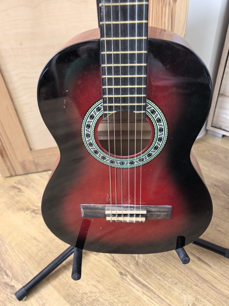 Gitara klasyczna Alvera ACG100 3/4 czerwona