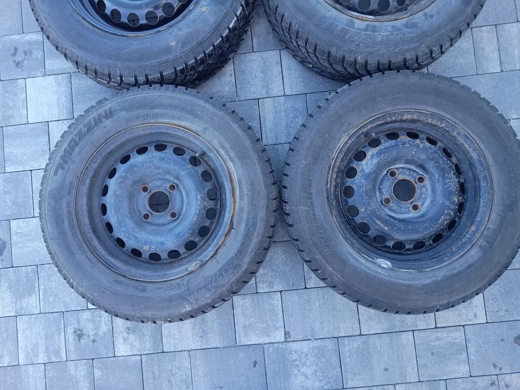 Koła Opel 4x100 185/70/14 Zima Corsa