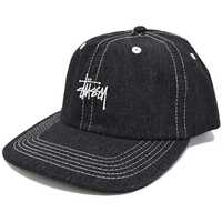 Джинсова кепка Stussy denim stock strapback