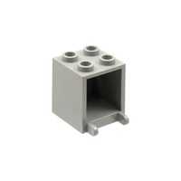 LEGO 4345 Szafka, Box, Kontener 2 x 2 x 2 Light Bluish Gray 1szt.