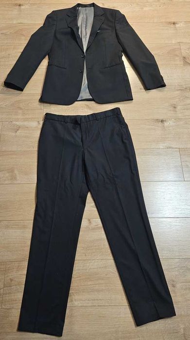 Garnitur męski BYTOM 100% wełna 182cm