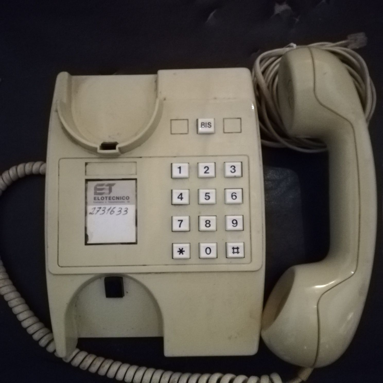 Telefone analógico teclas