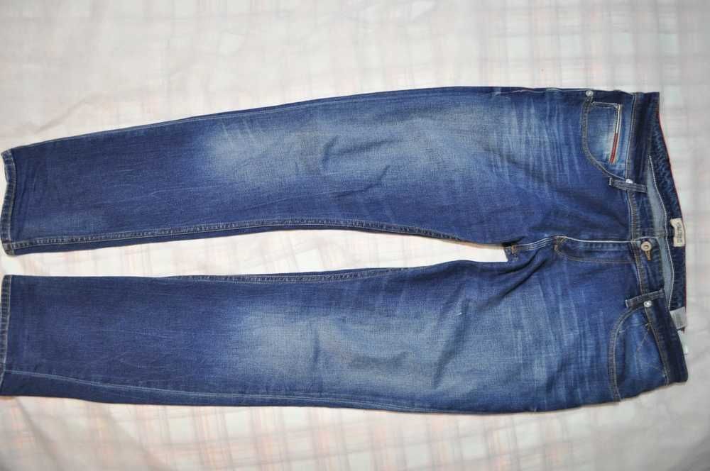 TOMMY HILFIGER 100cm 36/34 męskie spodnie jeansowe stretch s2v