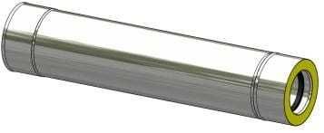 rura izolowana 80*125 dugosc 1000mm z uszczelka
