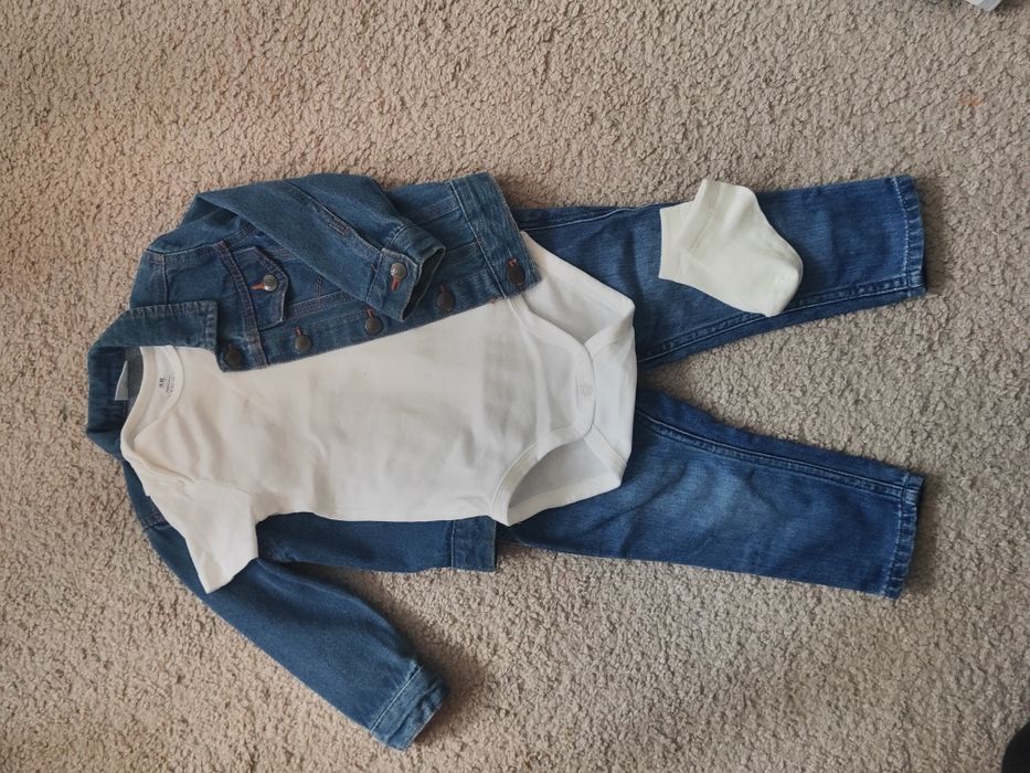 Komplet dla dziecka dżinsówy, chłopięcy!