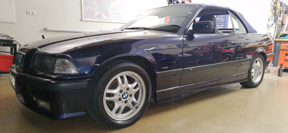 E36 cabrio individual mpak orientblau szwajcar bez rdzy polift