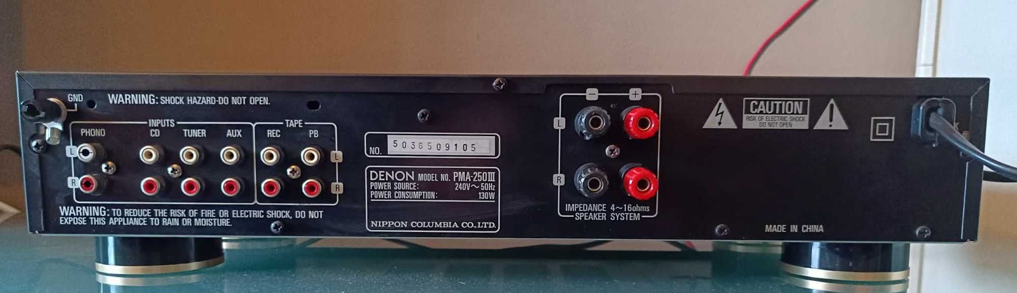 Amplificador DENON PM-250III - como novo