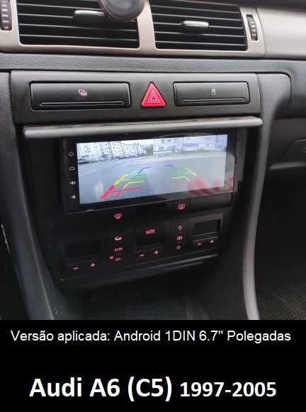 (NOVO) Rádio 1DIN • AUDI A2/A3/A4/A6/A8 • Android GPS (2DIN)