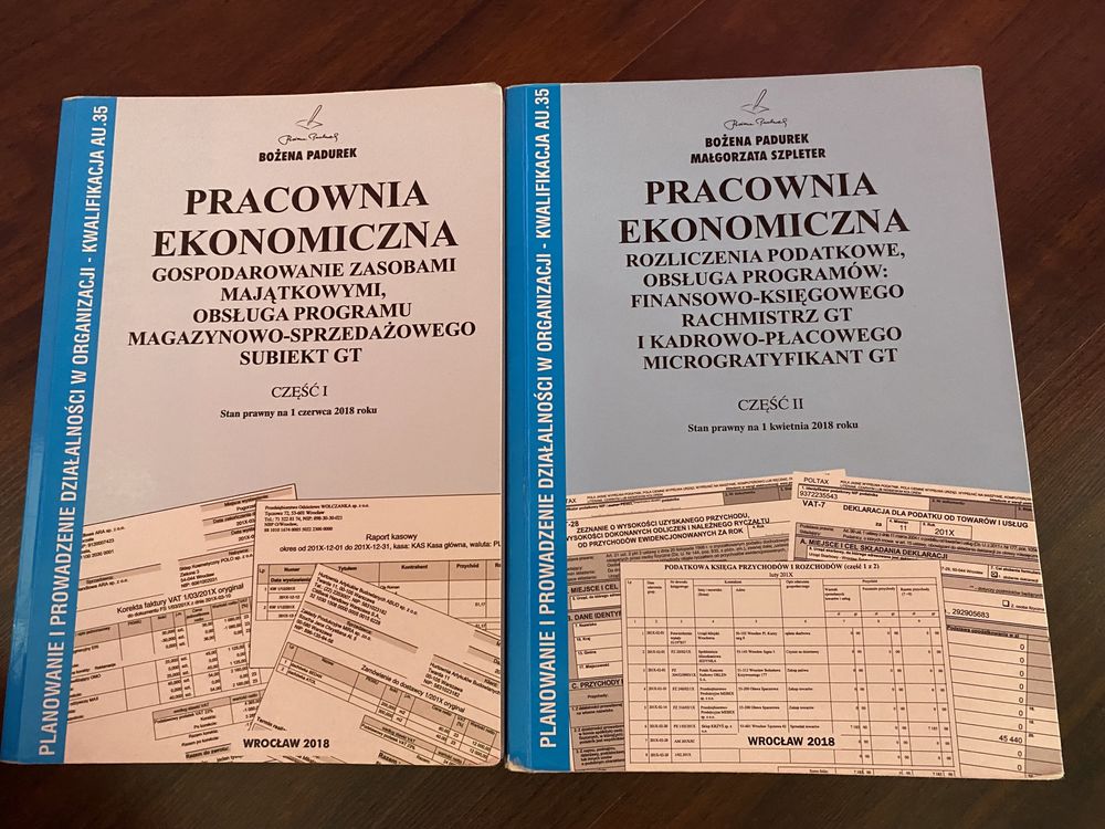 Pracownia ekonomiczna część 1 i 2, Bożena Padurek