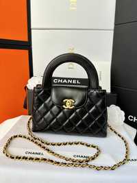 Torebka Chanel Mini Shopping Bag Black Leather