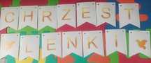 Baner "Chrzest Lenki"