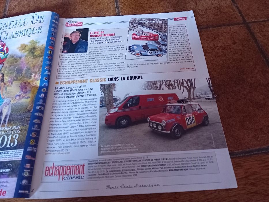 Revistas Automobilismo, rallye Monte-Carlo + Grand Prix