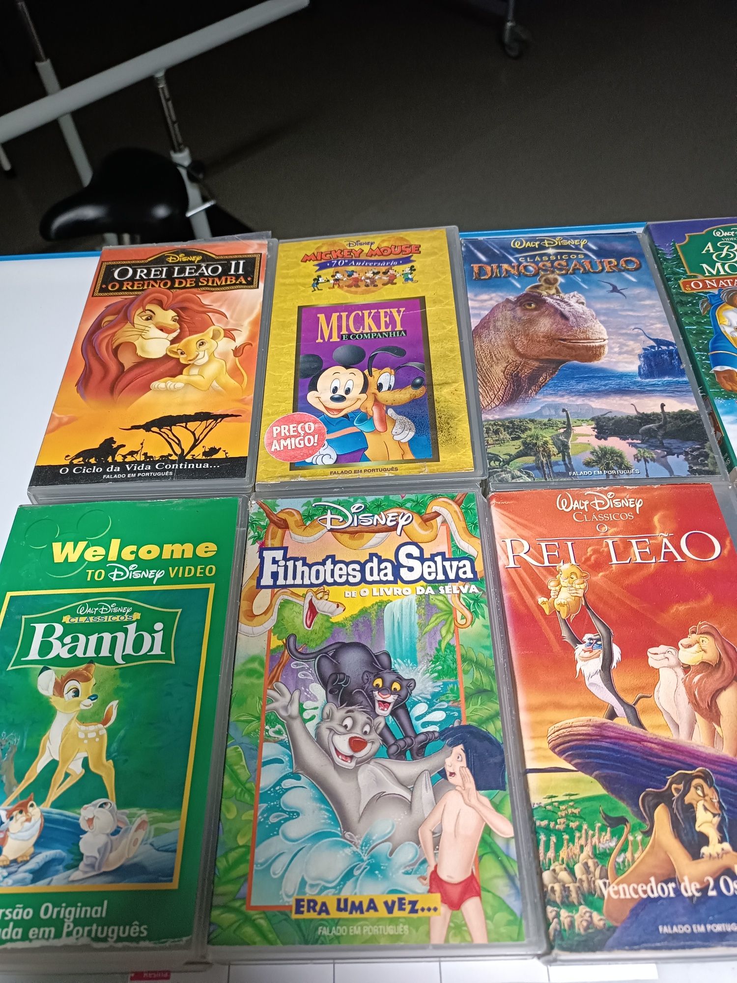 Lote de Clássicos Walt Disney Vhs