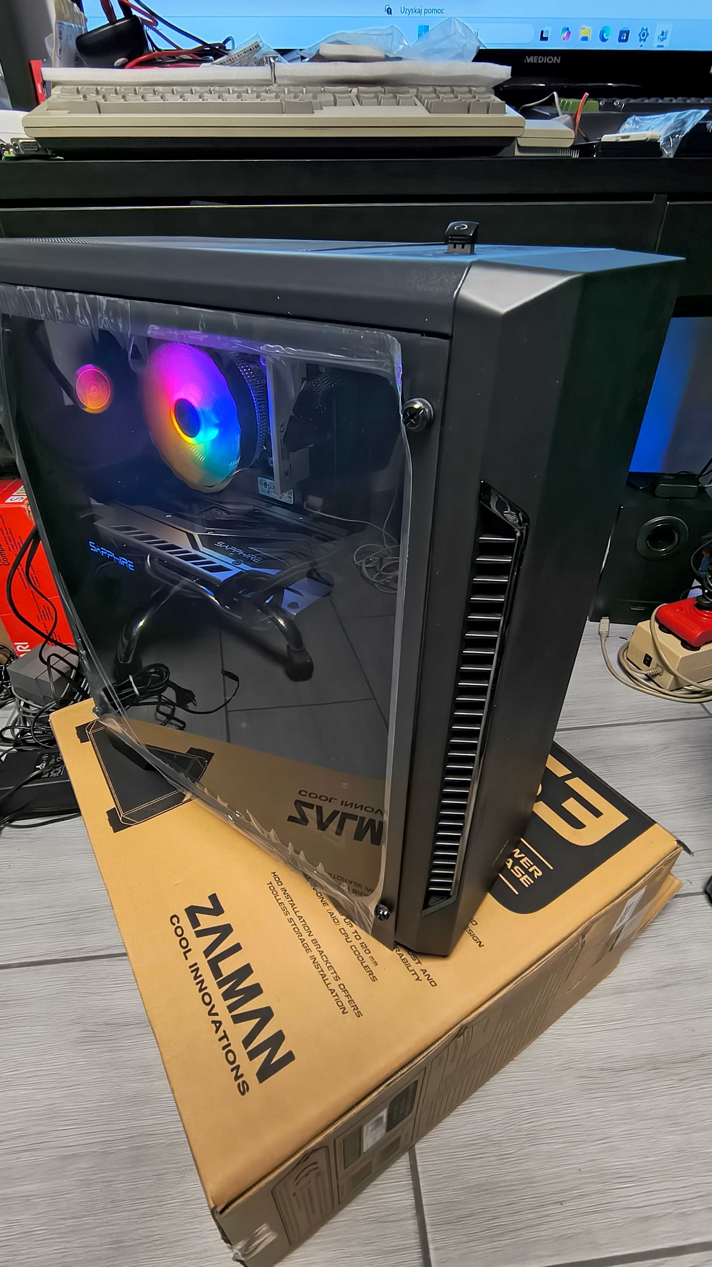 Komputer PC Xeon 14/28 16GB, RX570 8GB, DDR4 16GB, 256GB M.2