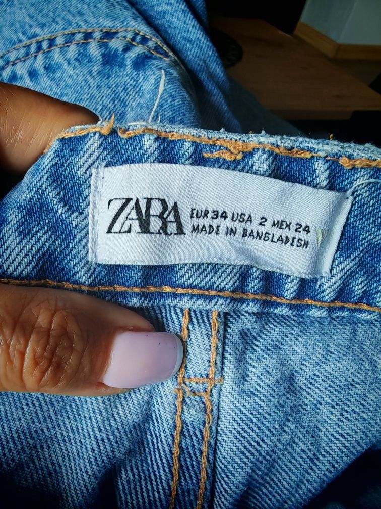 Jeansy firmy Zara rozm xs 34