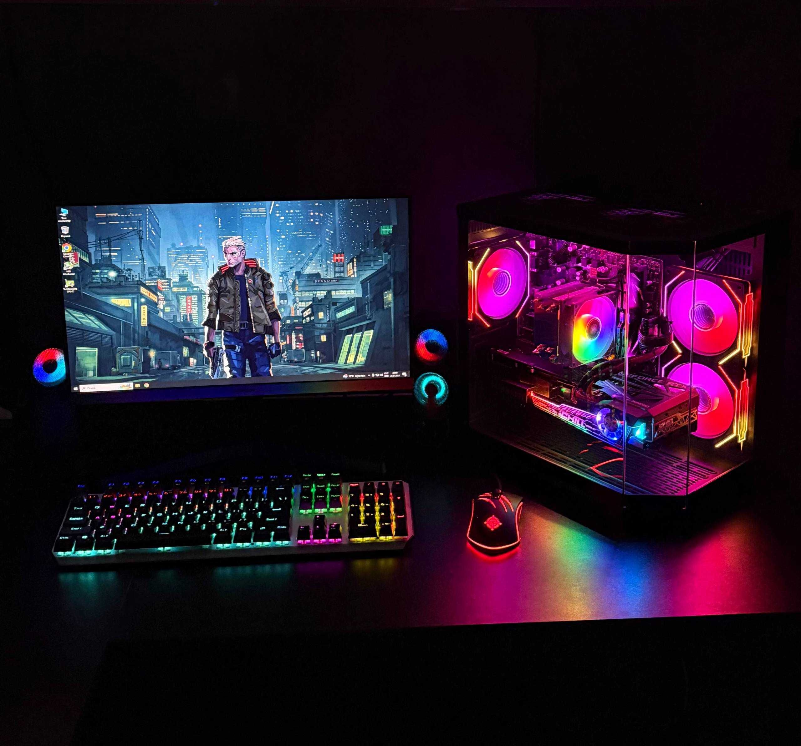 Игровой Компьютер / Ryzen 5 5600X / DDR4 32Gb/ M2+HDD / RTX 3070 8Gb