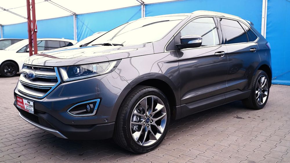 Ford Edge ZobaczFilmVideoTytaniumFullOpcjaSkorzanaTapicerkaNaviKmeraNapęd4x4Ledy