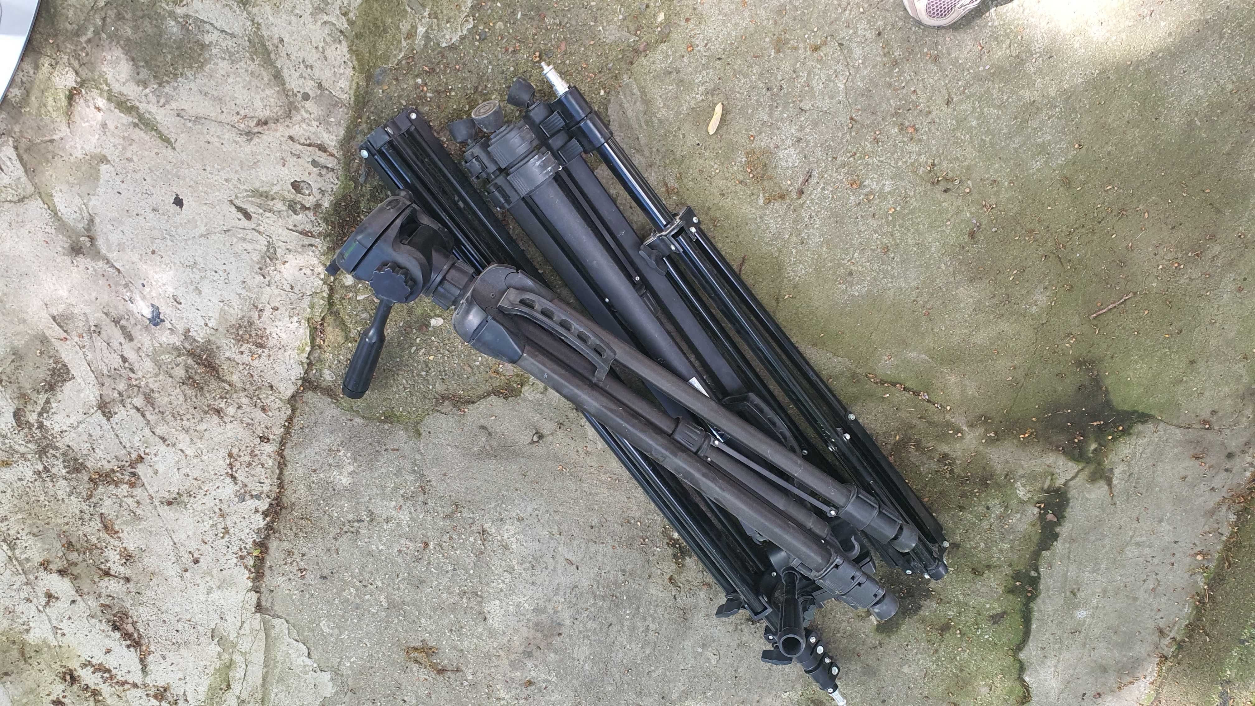 Statyw 4 sztuki foto plus lampy
