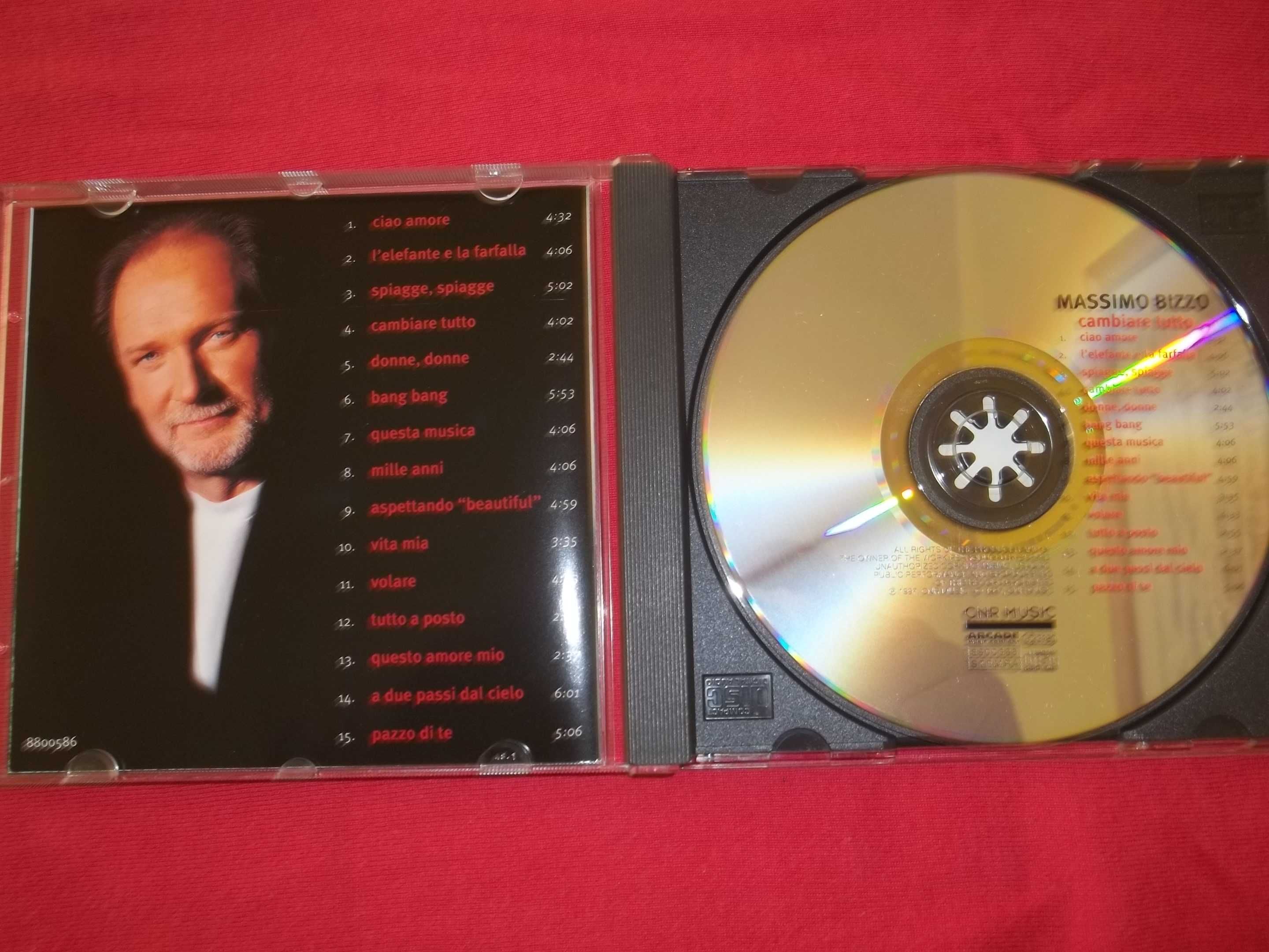 Płyta cd Massimo Bizzo cambiare tutto.