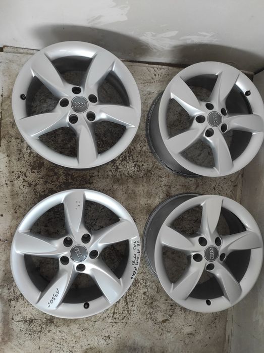 28 Felgi aluminiowe ORYGINAŁ AUDI R 17 5x112 otwór 66,6 Bardzo Ładne