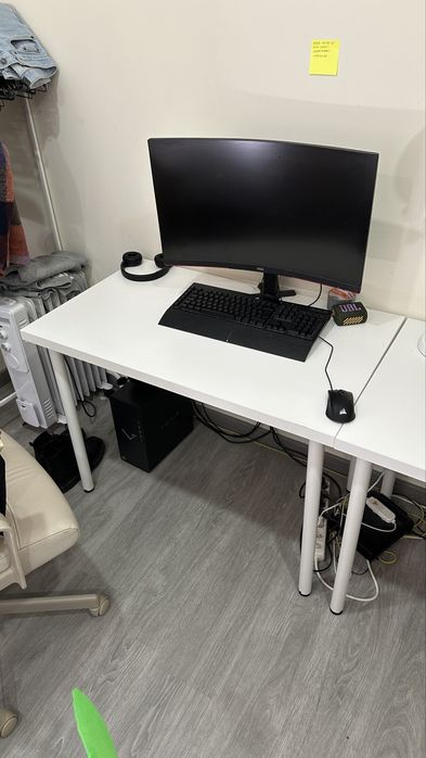 Mesa branca ADILS (IKEA), 100x60cm