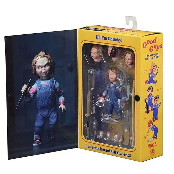 Figurka Laleczka Chucky ruchoma + akcesoria. Nowa