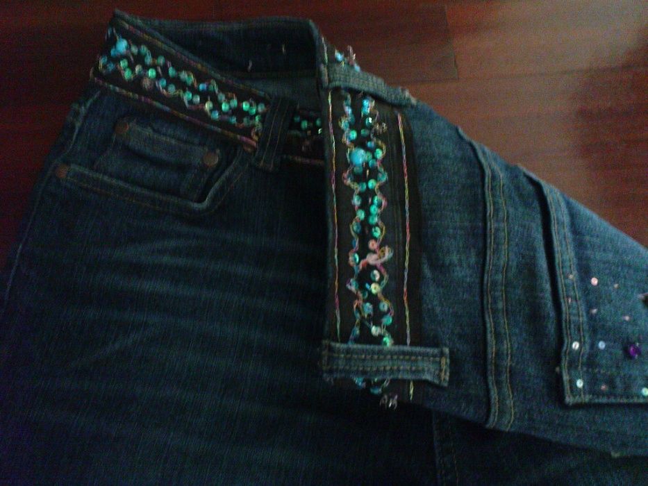 Jeans com borboleta