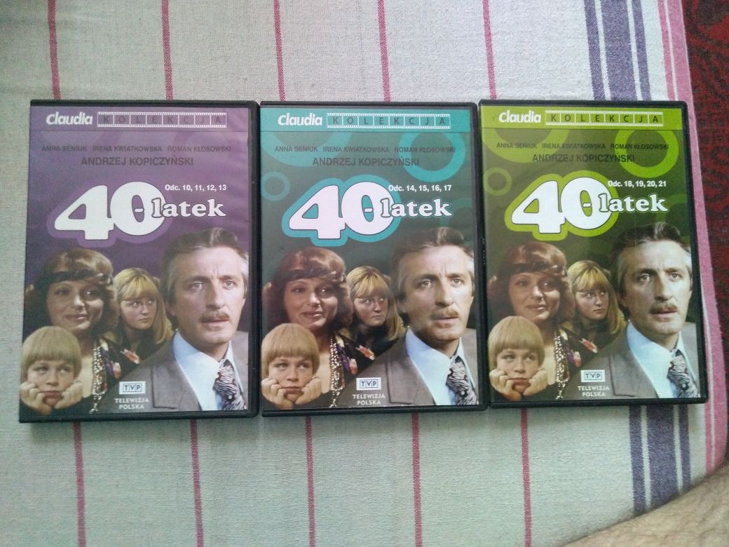 Trzy płyty DVD 40 latek