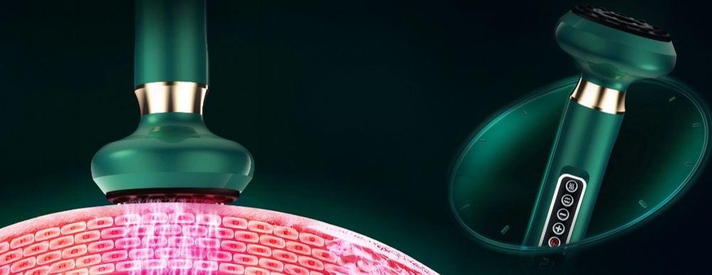 Masażer antycellulitowy bańka chińska Humanas DermaSmooth zielony