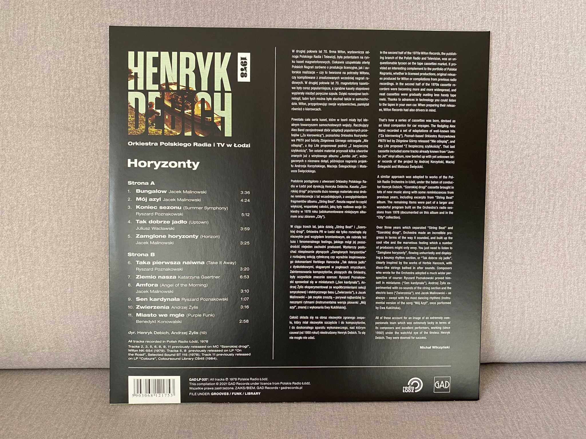 Henryk Debich / Orkiestra PRiTV Łódź – Horyzonty (1978) (LP KOLOR)