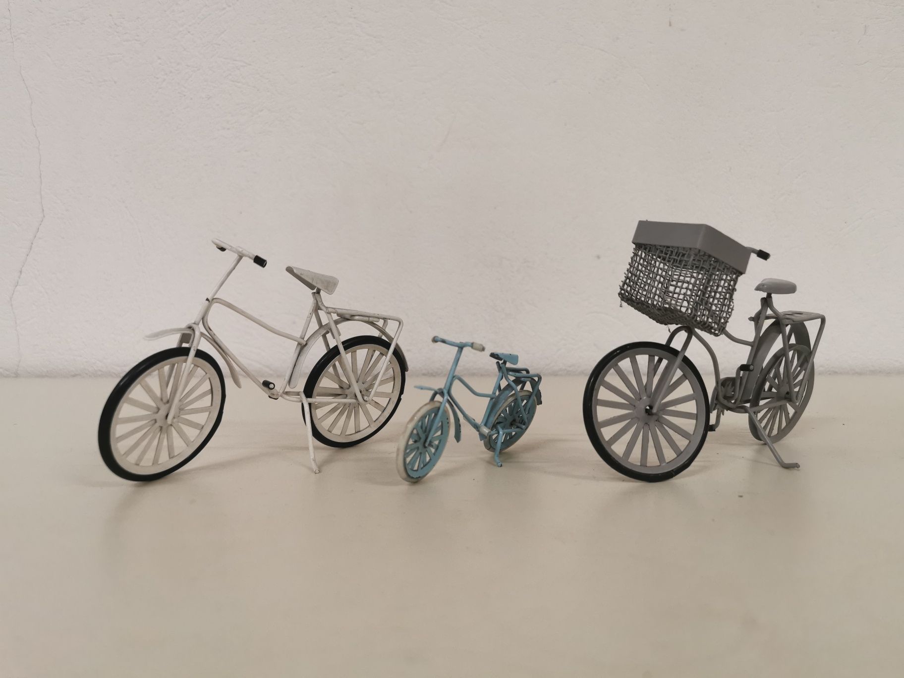 3 x Rowerek stalowy retro zabawka kolekcjonerska