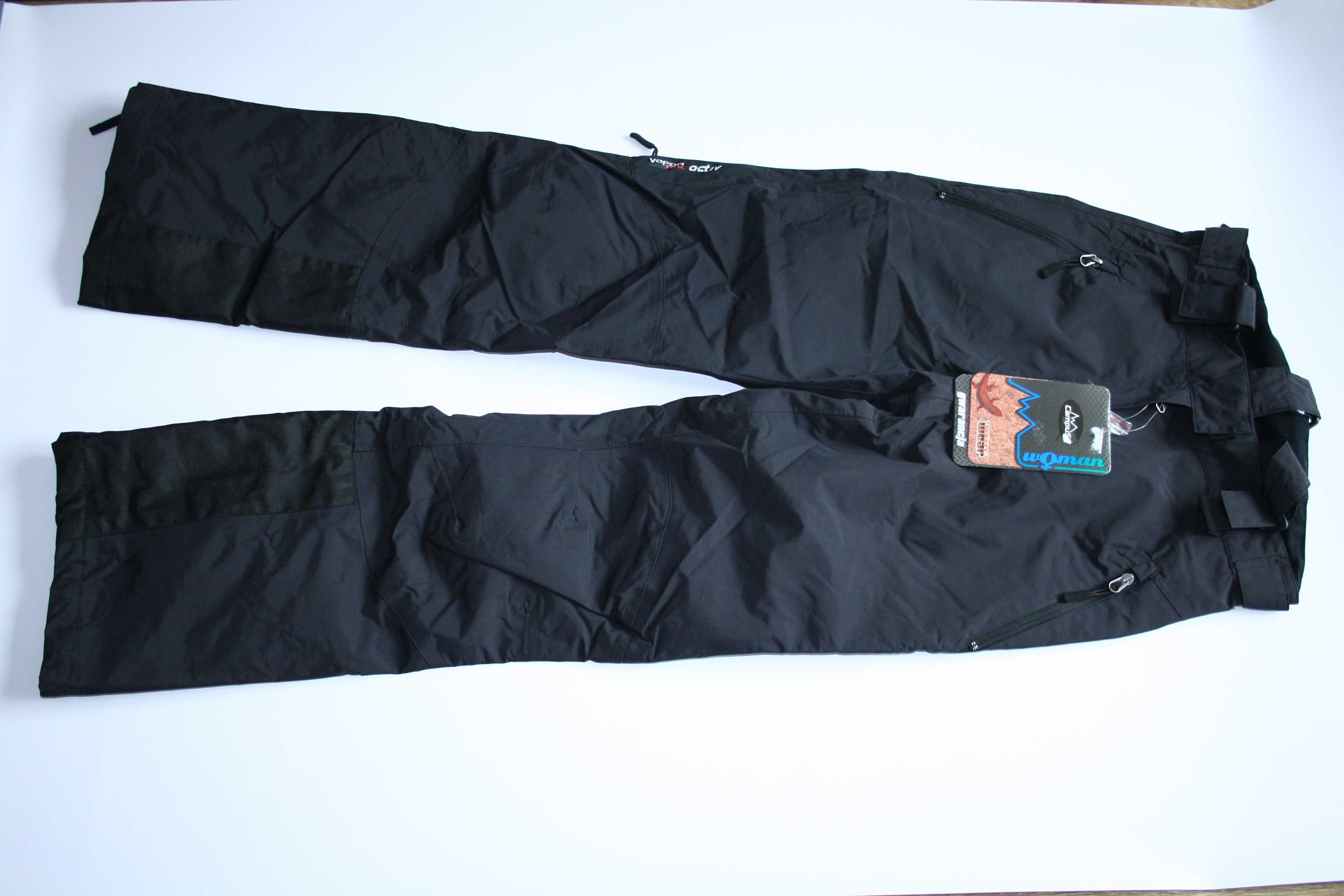 Damskie spodnie czarne Campus Nikita r. XXL/44 wodoodporne trekking