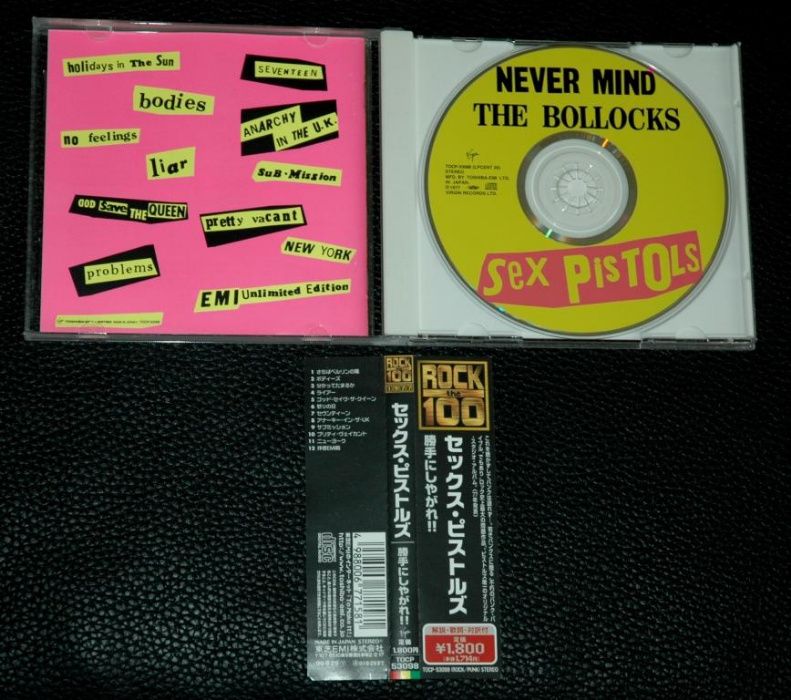 SEX PISTOLS - Never Mind The Bollocks...1999 Virgin Japan.OBI.