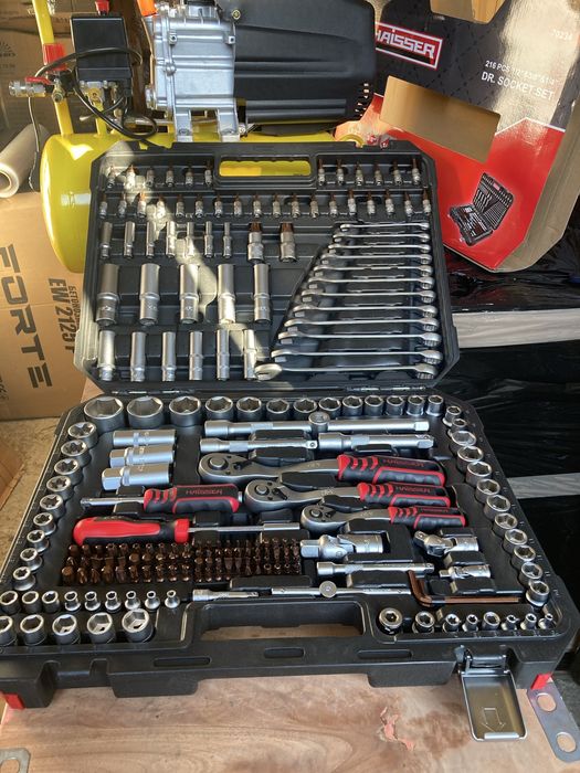 Набір інструментів Haisser 70234 1/2" 3/8" 1/4" 216 предметів