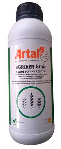 Nawóz płynny azotowy z aminokwasami roślinnymi Agriker 1 L