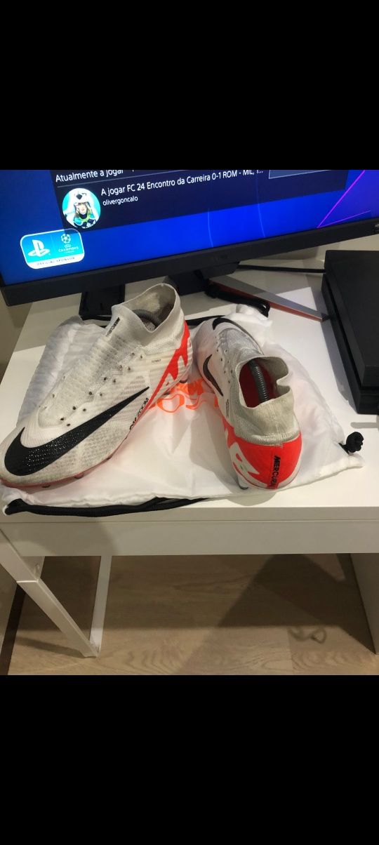 Chuteiras nike superfly relva artificial pro
