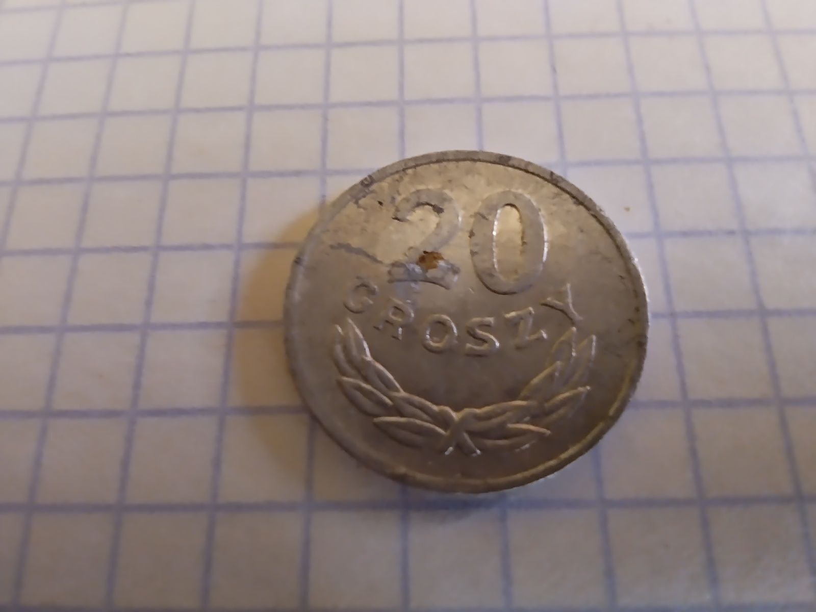 Moneta 20gr z roku 1980