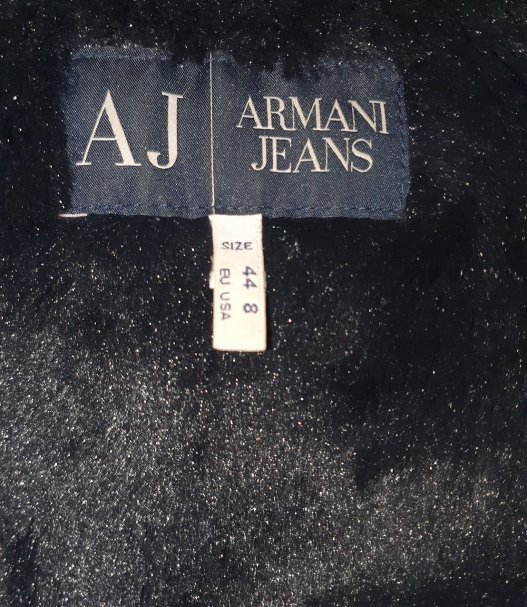 Kurtka na misiu lakierowana  Armani Jeans