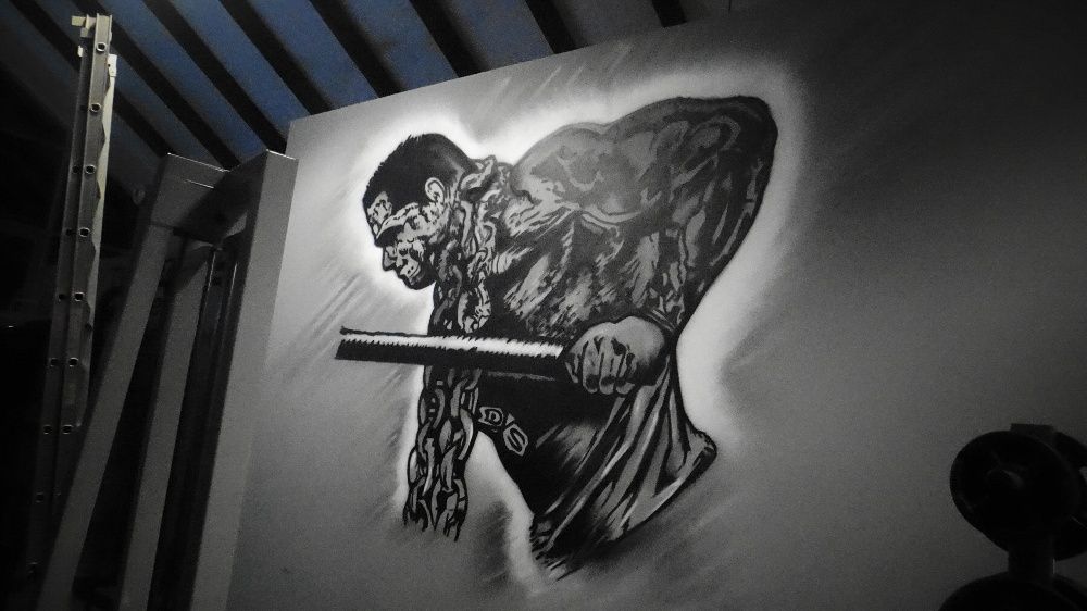 graffiti. malowanie murali , mural street art