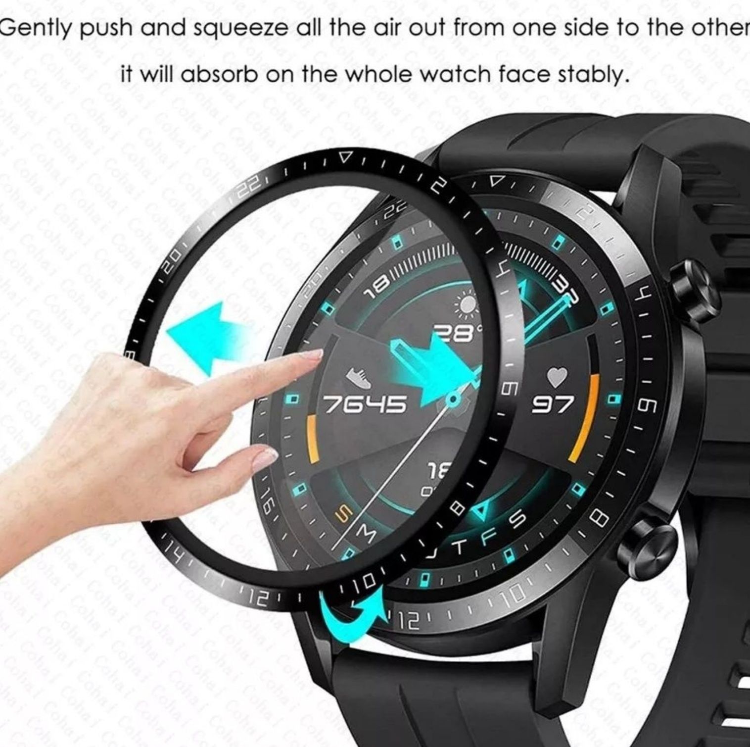Новые защитные стекла для смарт часов Huawei watch GT2 - 46мм