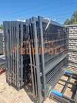 Brama panelowa 4m 170cm grafit, słupki 80x80x2mm, zawiasy regulowane